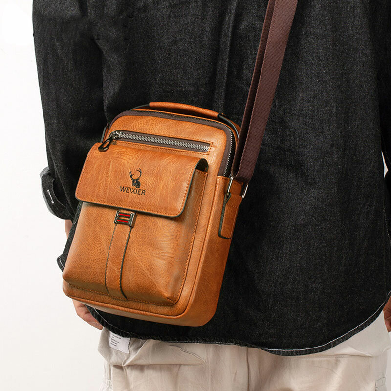 Neue Männer Schulter Taschen Mode herren Umhängetasche Multi-funktion Mann Casual Zipper Handtaschen Kapazität Tasche Für Männliche messenger Taschen