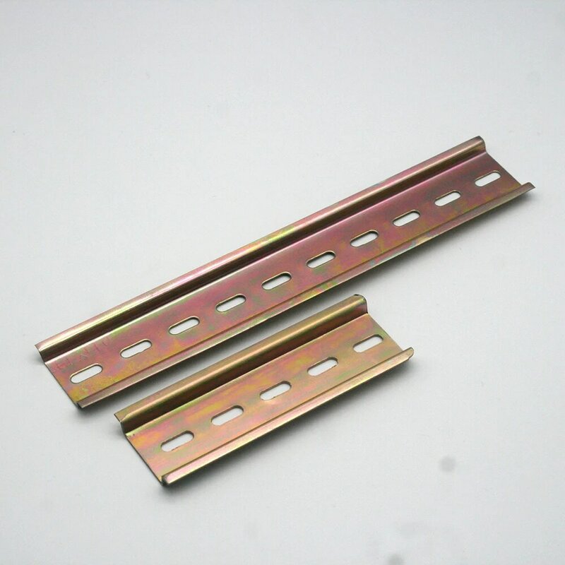 Универсальный тип 35 мм алюминиевая шлицевая din-рейка для C45 DZ47 клеммные блоки контактор din-рейка клеммные блоки