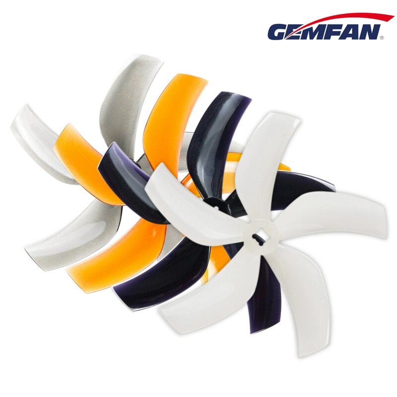 2Pairs Gemfan D90 Ducted 90mm-5 5-Blade PC Propeller for FPV Racing Freestyle 3.5inch Cinewhoop Ducted Drones Replacement Parts