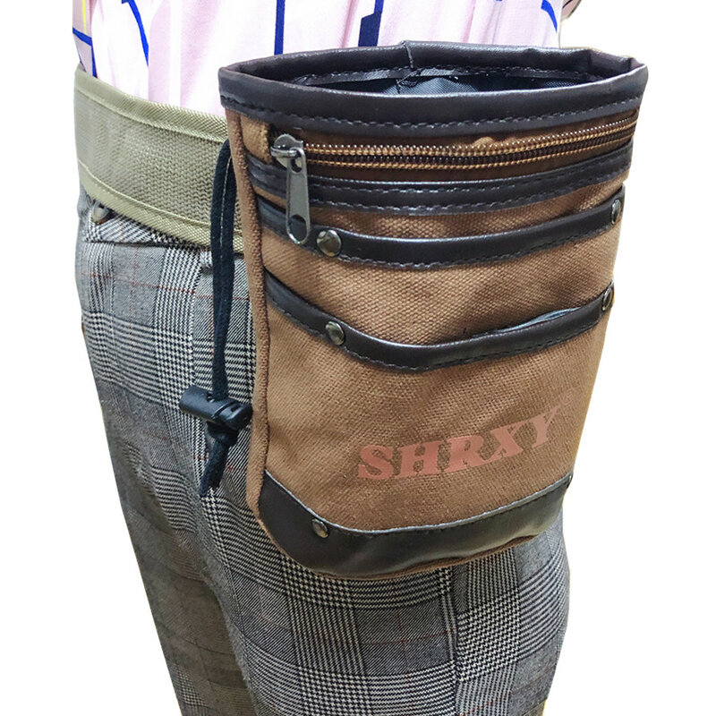 Metal Detector Drawstring Bag Digger's Pouch Finds Bag Belt Pocket Tool Bag for Metal Detecting