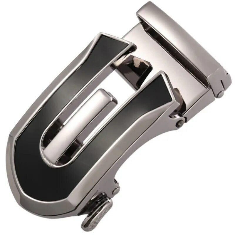 Correa de cuero para hombre, cinturón con hebilla automática de 3,5 cm, faja auténtica, cinturones de tendencia, LY136-7118 de diseñador de moda