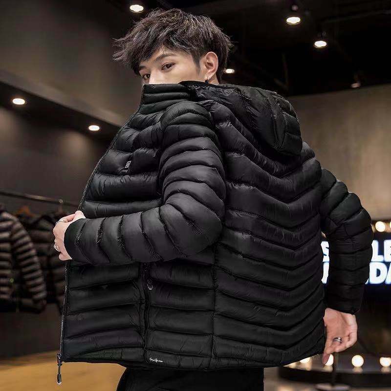 2023 nuove giacche gilet riscaldate cappotto in cotone con cappuccio riscaldante USB giacca termica da caccia abbigliamento invernale a maniche lunghe