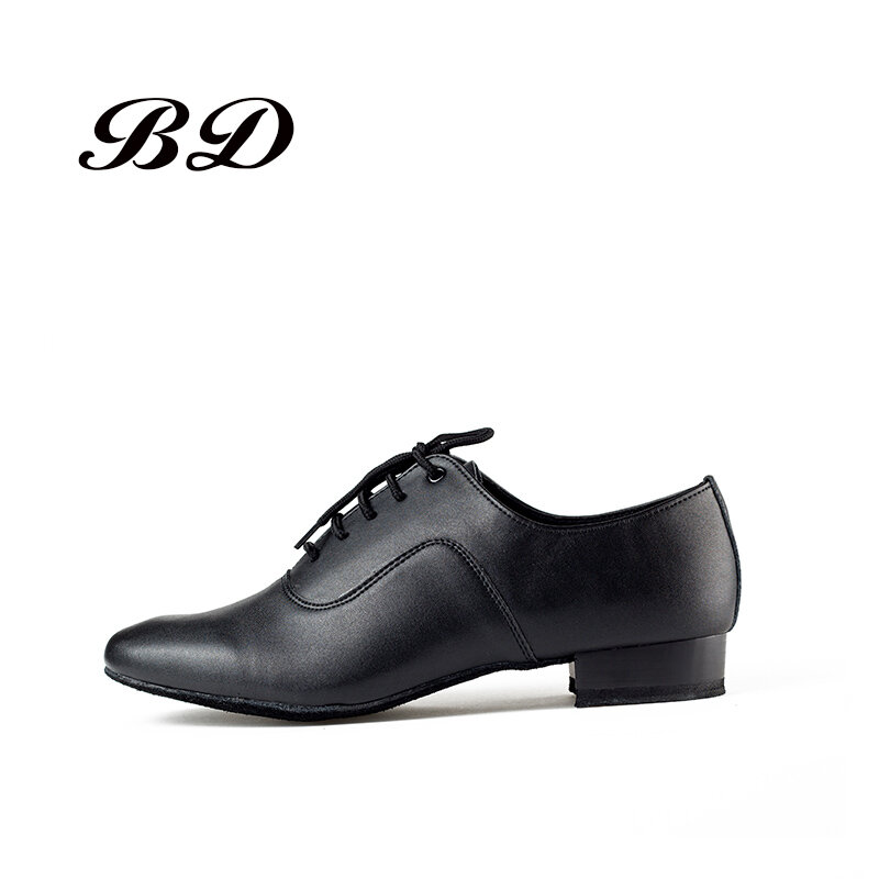 Najlepsze trampki męskie buty zawód łacińskie buty do tańca buty do tańca towarzyskiego nowoczesne walc przyjaźń Premium Oxford Heel 2.5 cm BD 301
