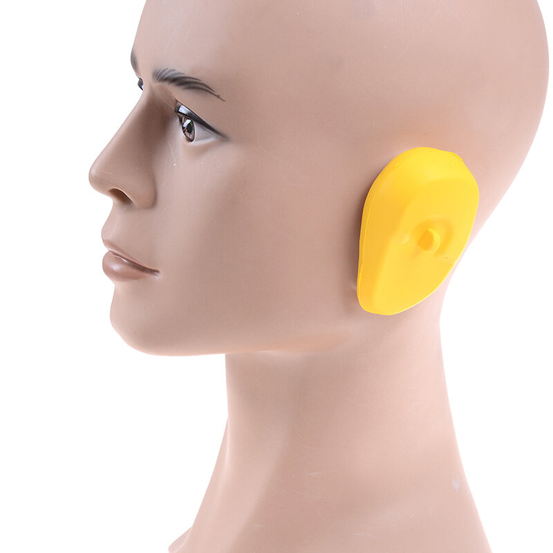 1 par de chuveiro de mergulho macio anti-ruído ronco dormir orelha plug protetor de ouvido capa de silicone de alta qualidade