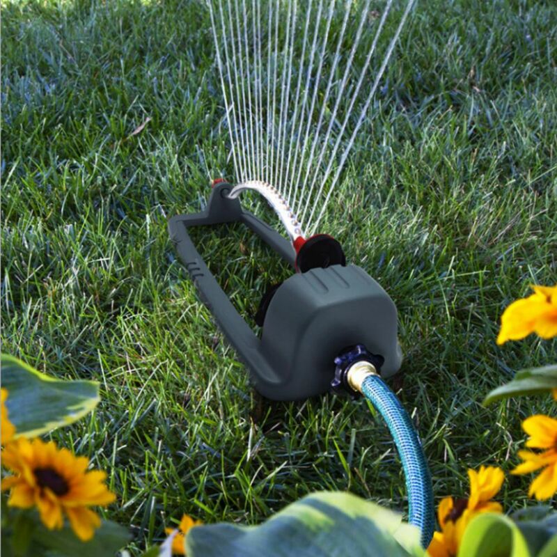 18-Hole Sprinkler Taman Otomatis Ayunan Irigasi Sprinkler Ayunan Sprinkler Kuningan Nozzle Taman Rumput Penyiraman Regadera Plantas