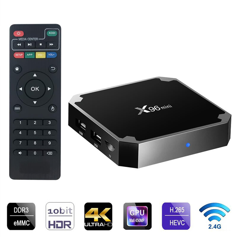 Android Smart TV Box 2GB/16GB TV Stick 4K 2.4GHz WiFi Media Player Set Top Box Smart Android TV Box for Netflex Google Support