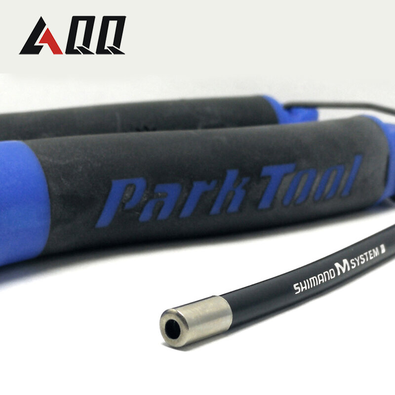 AQQ-tapas de Cable para desviador de freno de bicicleta, accesorio de Metal plateado, 100/50 unidades
