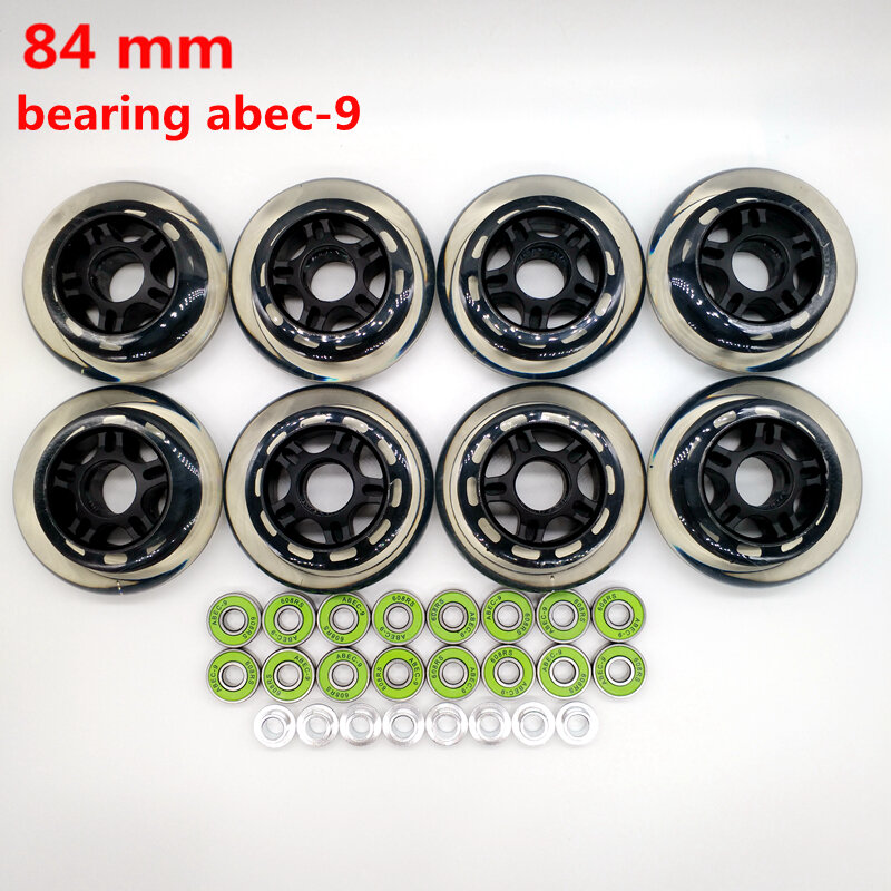 Free shipping speed skate wheel roller wheel 84mm 90MM PU material