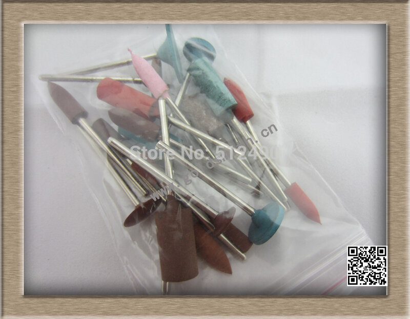 Frete grátis 22 pontos de silicone ponto de silicone joalheria equipamento de polimento dental ponto de silicone