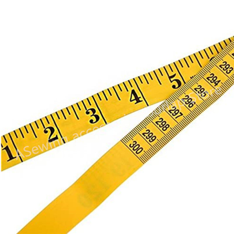 Regla de medición corporal de alta calidad, cinta métrica de sastre para costura, 120 pulgadas/300cm, Regla suave