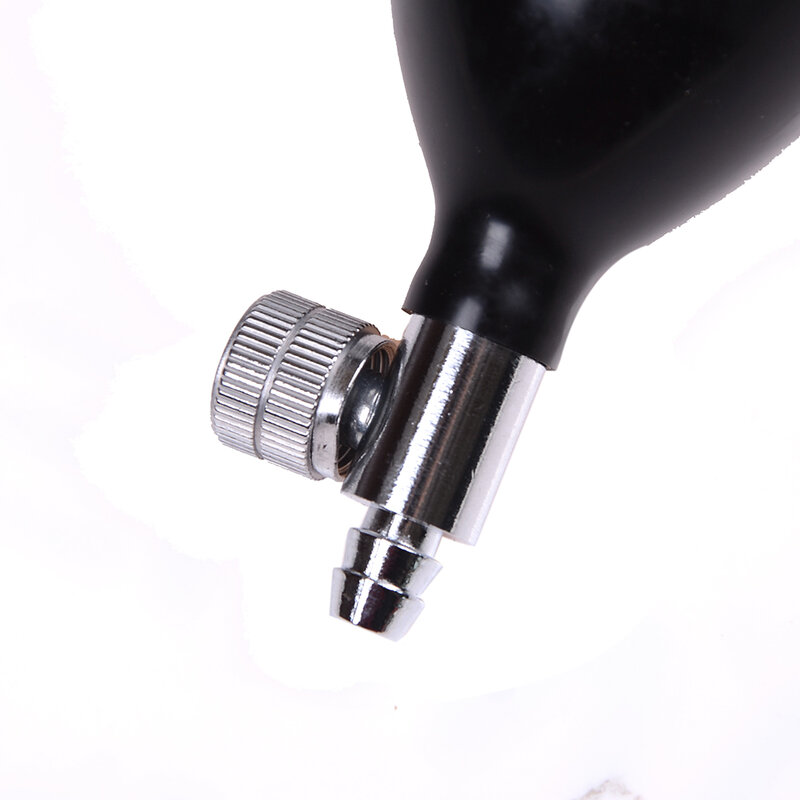 1 Pc sostituzione manuale pompa aria gonfiaggio ooximetro mercurio pressione sanguigna lampadina a sfera in lattice + valvola di rilascio dell'aria