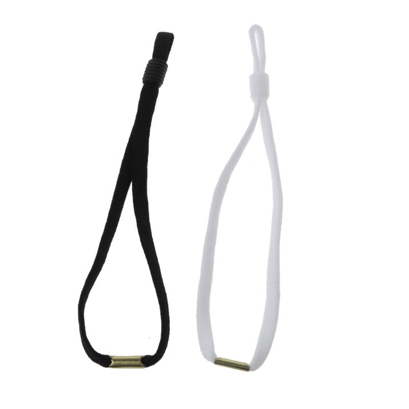 100Pcs Elastic Sewing Mask Cords Adjustable Buckle Stretchy Mask Ear-Loop Lanyard Earmuff Rope DIY Mask Making Supplies
