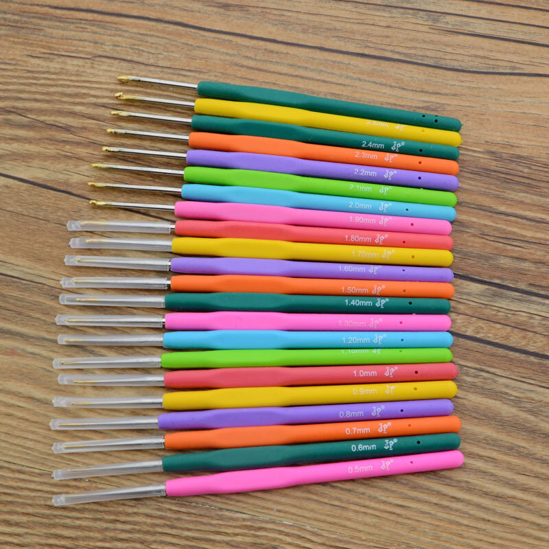 Крючки для вязания, 22 цвета