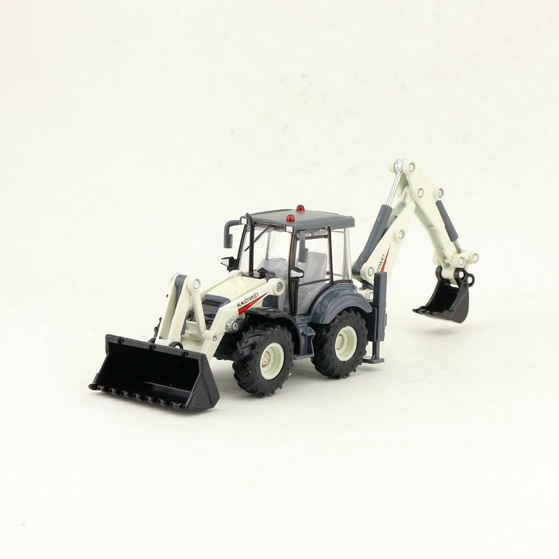Modelo de excavadora trasera de aleación 1:50, juguete de vehículo de construcción, carretilla elevadora, gran oferta, envío gratis, nuevo producto