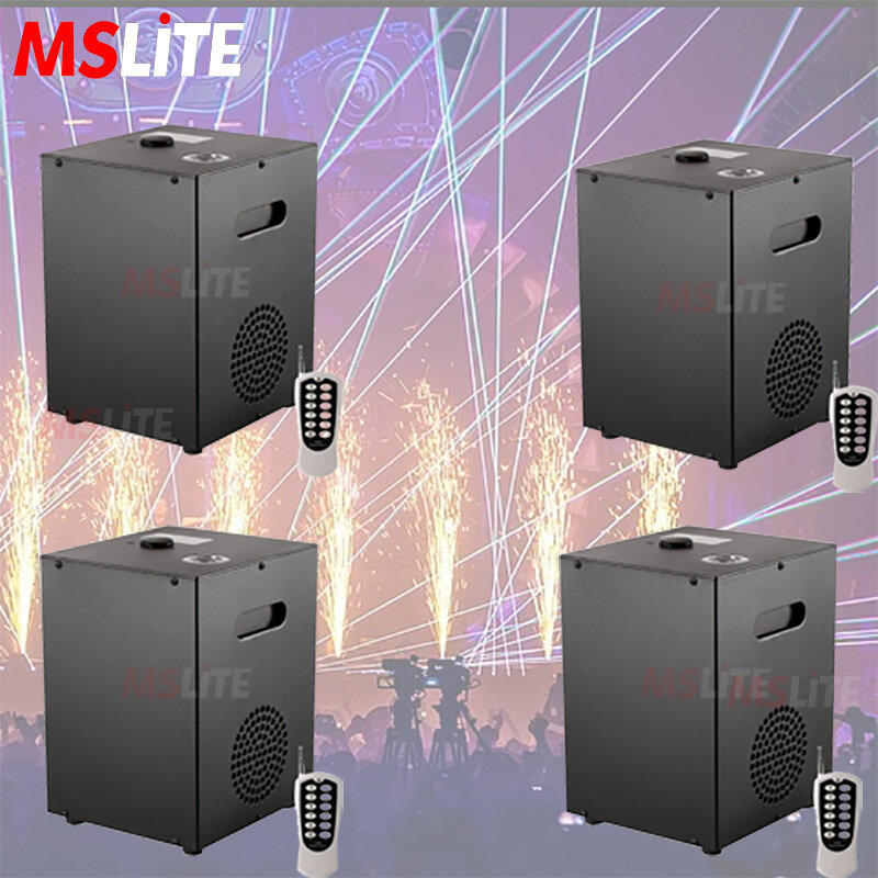 4pcs cold spark fireworks machine for stage wedding and party stage effects