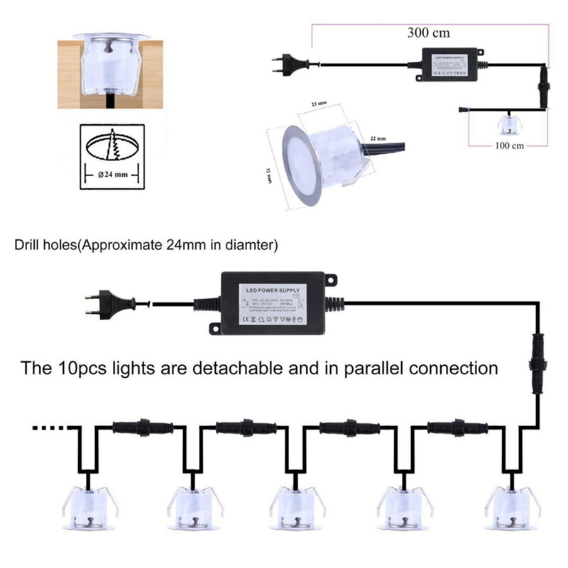 IP67 Waterdichte Led Deklicht Outdoor Rgb Verzonken Ondergrondse Lamp Met Afstandsbediening 12V Spotlight Voor Tuin Trap Landschap Decor