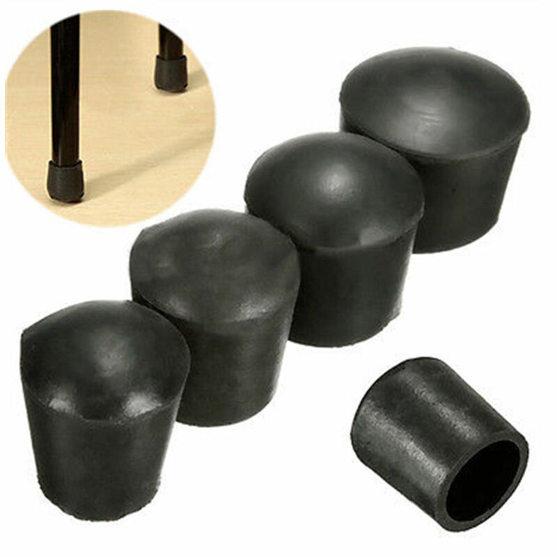 4pcs/set Rubber Protector Caps For Home Chair Table Furniture Feet Leg Anti-scratch Cover Furniture Accessory Patas Para Mueble