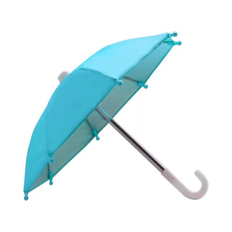 Novo mini guarda-chuva de brinquedo bicicleta titular do telefone guarda-sol guarda-chuva decoração acessórios poliéster para crianças jogar mini guarda-chuva