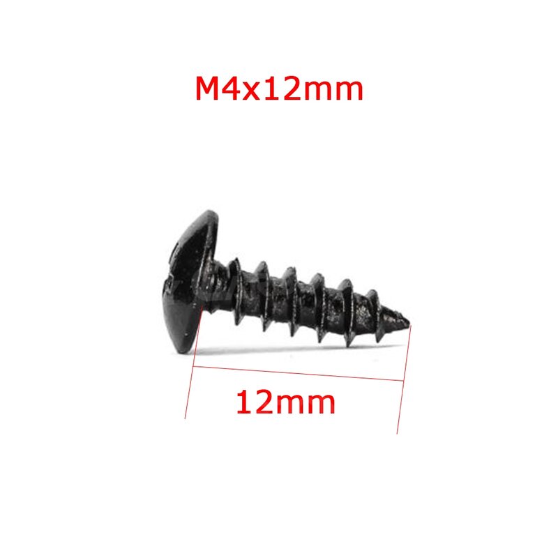 M4 M5 Schrauben Passend Für Universal Auto lip Spoiler Installation Schrauben Schwarz Carbon Stahl Phillips Kopf selbstschneidenden