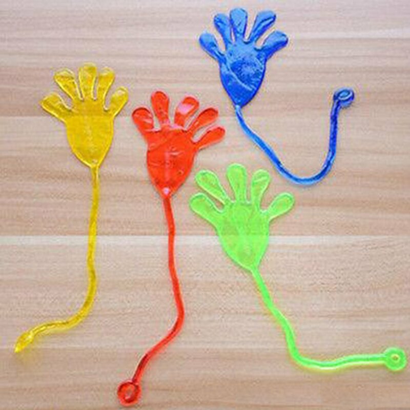 Squishy Toy Slap Hands Palm Toy Elastic Sticky Toy For Kid Gift Party Gags Practical Jokes Elastic Creative Tricky Toys