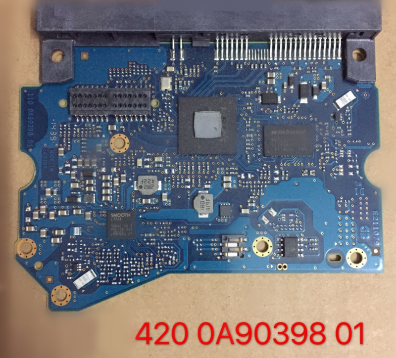 Hitachi hard disk circuit board  : 110 0A90398 ， 420 0A90398 / 0J24561 / HUS726060ALA640 , HUS726060ALA641