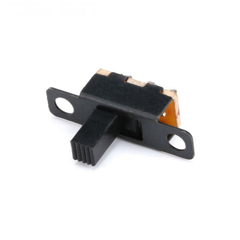 10/20pcs 50V 0.5 A SS12F15 Mini Size Black SPDT Slide Switch for DIY Power Electronic Projects G6 1P2T Toggle Switch Handle 6mm