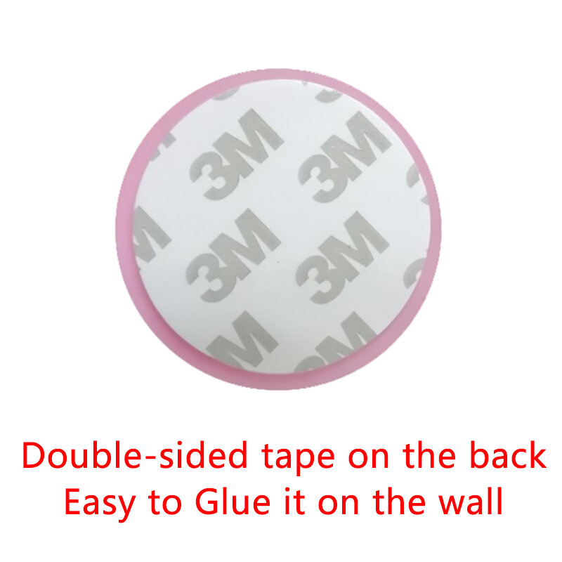 Cuscinetto in gomma morbida per proteggere la parete tappo autoadesivo per porta Golf modellazione adesivi parafango per porta (bianco/blu/rosa/verde/viola)