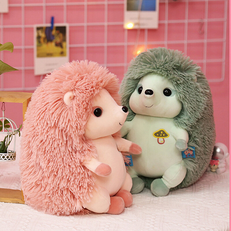 Boneca animal do ouriço macio bonito para crianças, brinquedo de pelúcia recheado, presentes home, presentes encantadores do algodão dos PP, criança