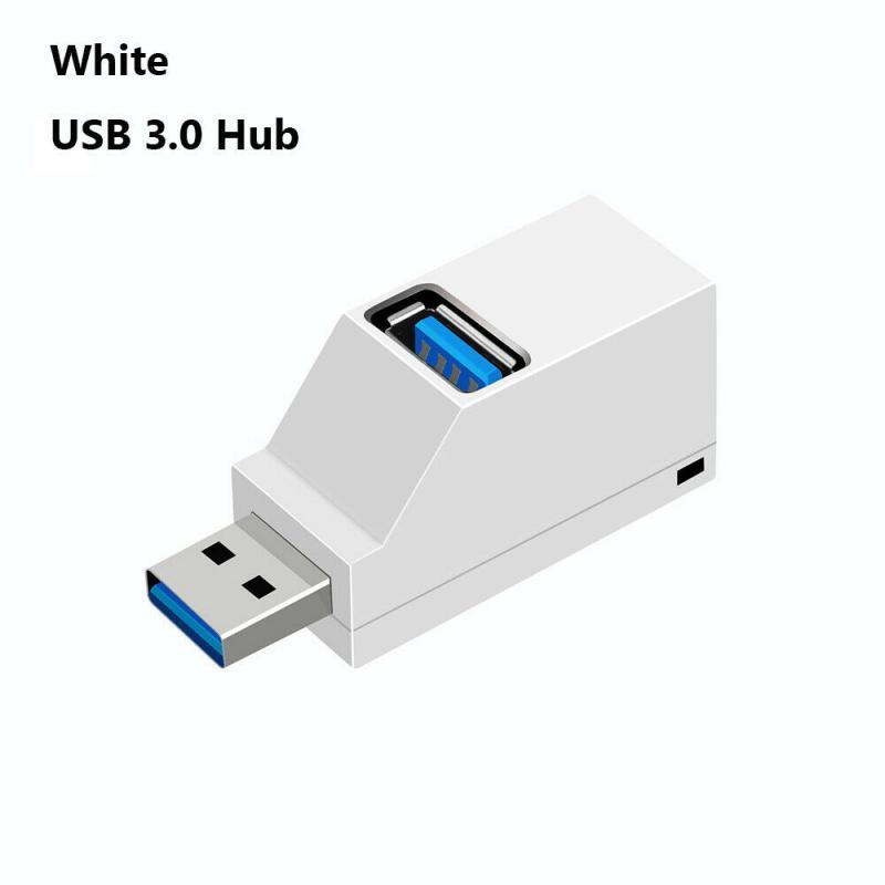 Mini 3 Poorten Usb 3.0 Hub Splitter High Speed Data Transfer Splitter Box Adapter Voor Pc Laptop Macbook Pro Accessoires