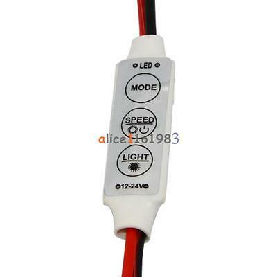 Mini Controller Dimmer per strisce luminose a LED 12V con interruttore On Off per elettronica fai-da-te 3528 5050