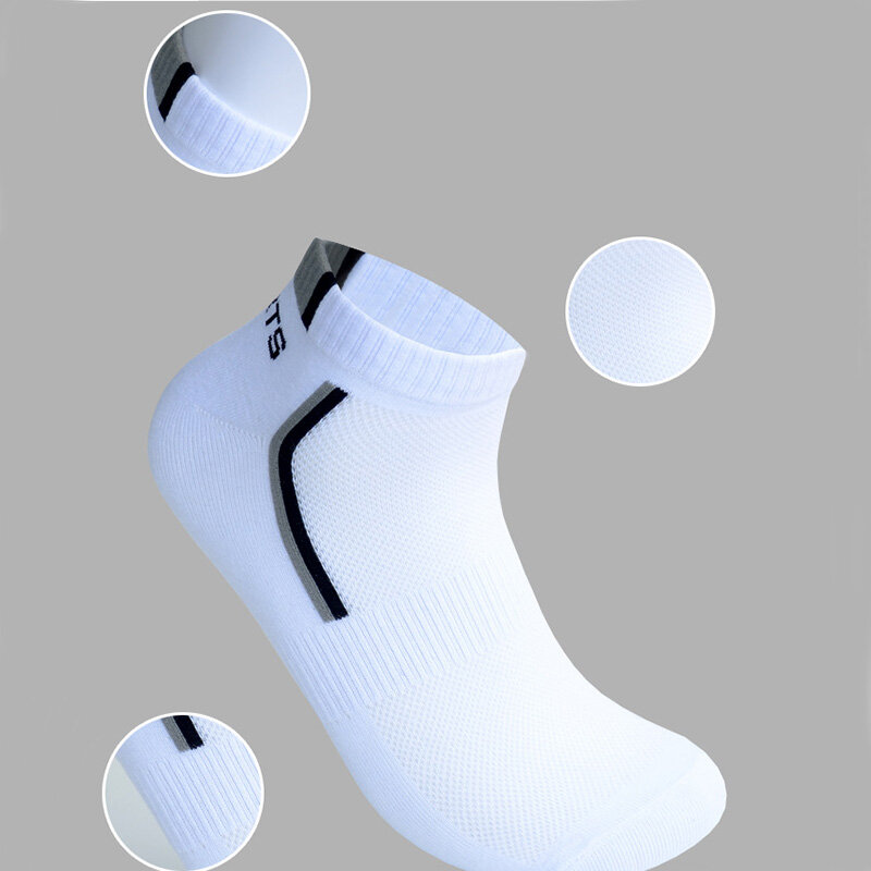 Calcetines elásticos para hombre y adolescente, calcetín corto antideslizante, duradero, novedad, 5 par/lote