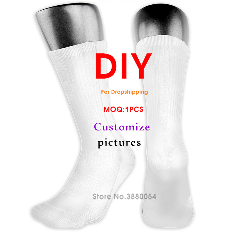 Noisydesigns calzini di media lunghezza per adulti di Design fai-da-te gratuiti Logo personalizzato immagine calza alta tutte le calze lunghe stampate dropshipping