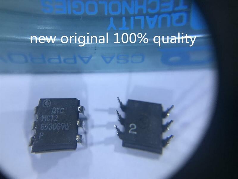 5 peças mct2 fototransistor optoacoplador mct2 chip novo e original ic