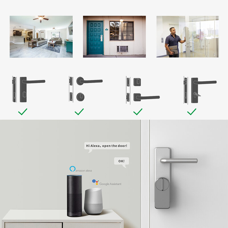 Смарт-дверь GIMDOW с Bluetooth-совместимым шлюзом TUYA, паролем для электрической квартиры отеля, для смарт-ключа