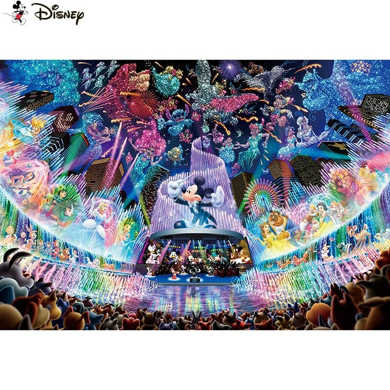 Disney ภาพวาดเพชร Cross Stitch รูปแบบ5D เย็บปักถักร้อยเพชร "การ์ตูน Mickey Mouse" Home Decor DIY Art A30428