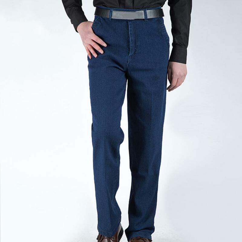 Классические классические джинсы-карандаш с высокой талией и защитой от морщин