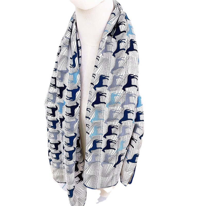 130Cm Vierkante Sjaal Luxe Grote Vierkante Sjaal Met Zijden Gekrulde Rand Voor Dames Hoofddoek Sjaals Voor Dames Mode Sjaal