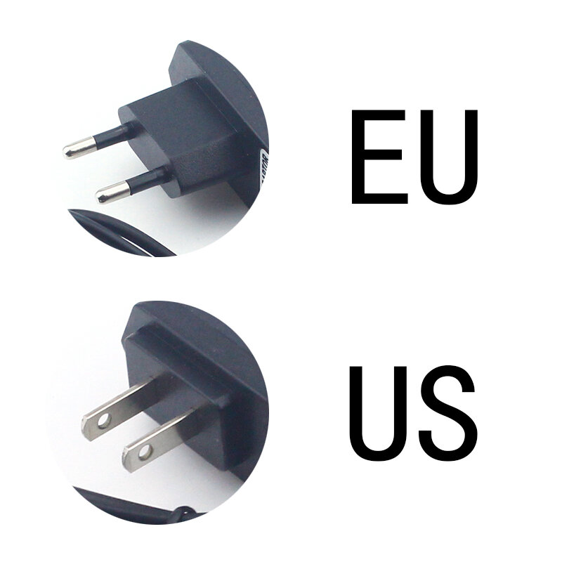 Adaptador de Alimentação Universal para Luz LED, Carregador de Alimentação, UE, EUA, AC 110-240V, DC 3V, 5V, 6V, 9V, 12V, 15V, 24V, 0.5A, 1A, 2A, 3A, 5A, 6A, 8A