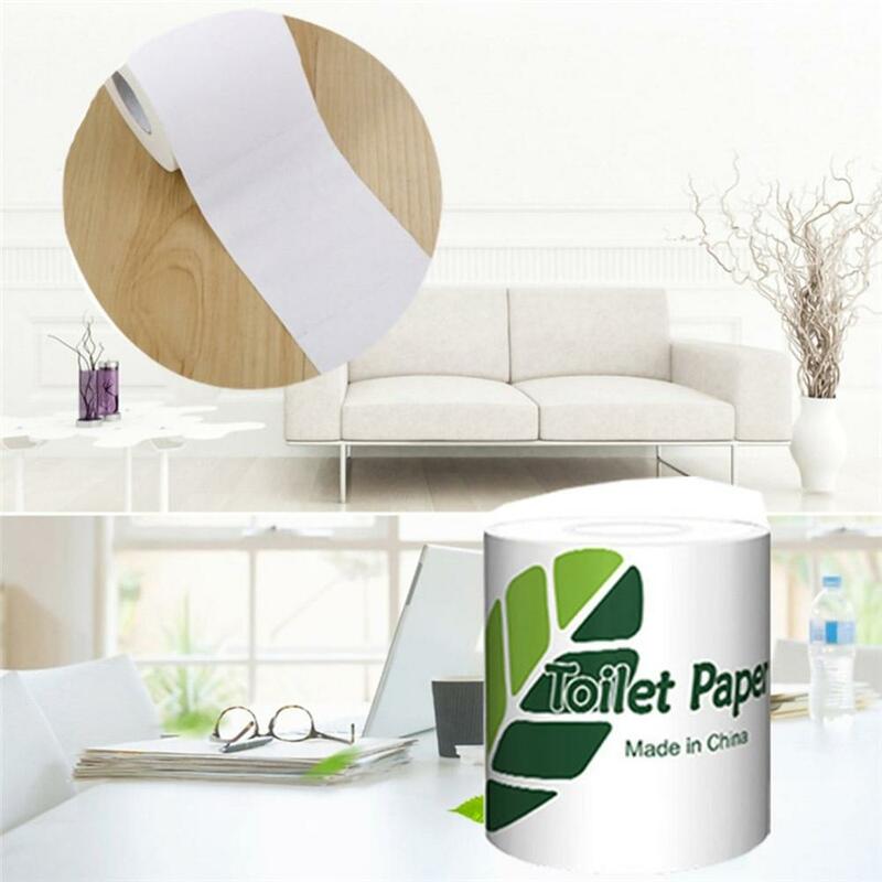 1 rolka bibułka rolka papieru toaletowego do użytku domowego wysokiej jakości naturalna rolkę papieru ściernego przenośny papier toaletowy praktyczny w magazynie