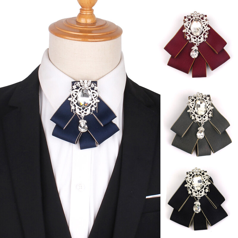 Men Bowtie Casual Solid Bow tie For Men Women Adult Bowknot Bow Ties Cravats Groom Bowties For Wedding Party Groomsmen Butterfly