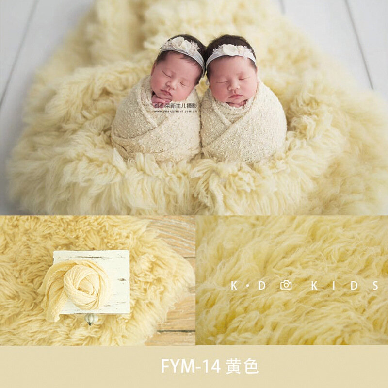 150x90cm Flokati Blanket Newborn Photography Props Background  Greek Wool Mat Baby Photo Shoot Boy Girl Fotografie Accessories