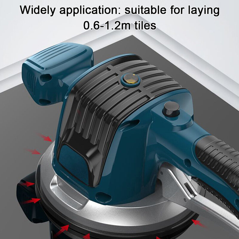 Draagbare Tegel Vibrator Zuignap Tegels Tegels Leggen Machine Verstelbare Automatische Floor Vibrator Nivellering Tool Met Batterij