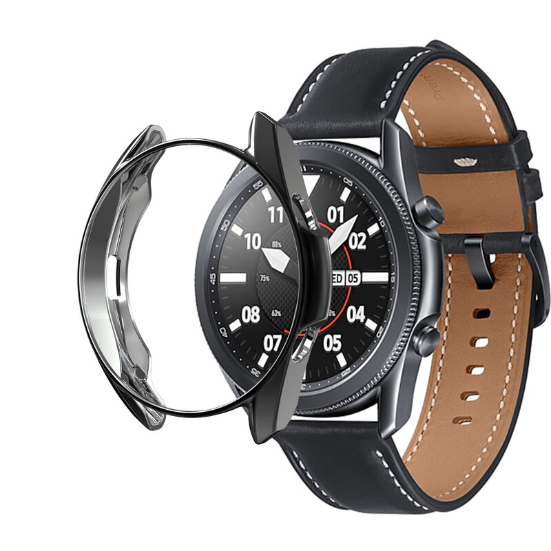 นาฬิกาสำหรับSamsung Galaxy 3 41มม.45มม.นาฬิกาสมาร์ทTPUกรอบป้องกันกรณีสมาร์ทอุปกรณ์เสริม