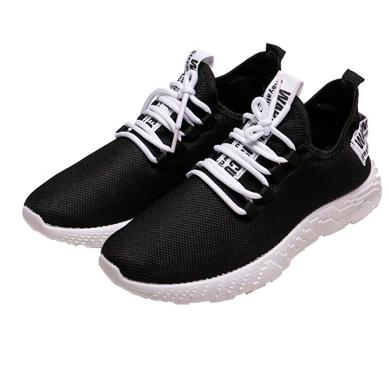 KUYOMENS Men Sneakers Breathable Casual No-slip Men Vulcanize Shoes Male Air Mesh Lace up Wear-resistant Shoes tenis masculino