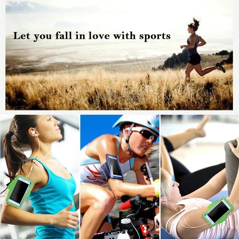 Bolsas de teléfono para correr para hombres y mujeres, brazaletes de pantalla táctil impermeables, funda de teléfono, accesorios de deporte al aire libre para teléfono inteligente de 4-6,3 pulgadas