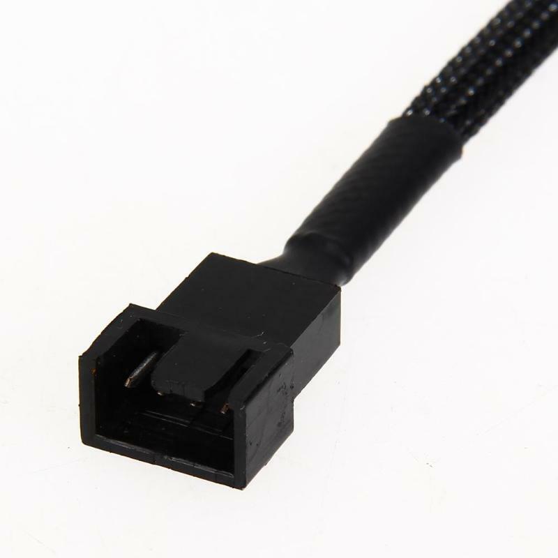 12in 5PCS 4 Pin PWM Connector Case Fan Extension Power Cable for Computer
