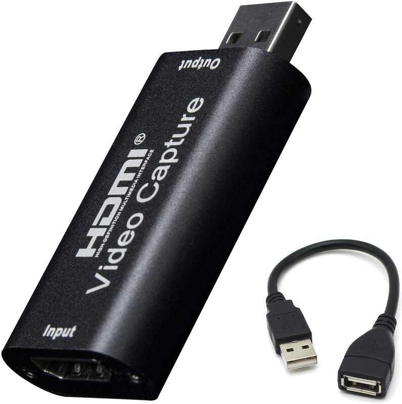 Cartes d'acquisition Audio et vidéo 4K, HDMI vers USB 1080p, USB2.0, enregistrement via caméscope DSLR, caméra d'action