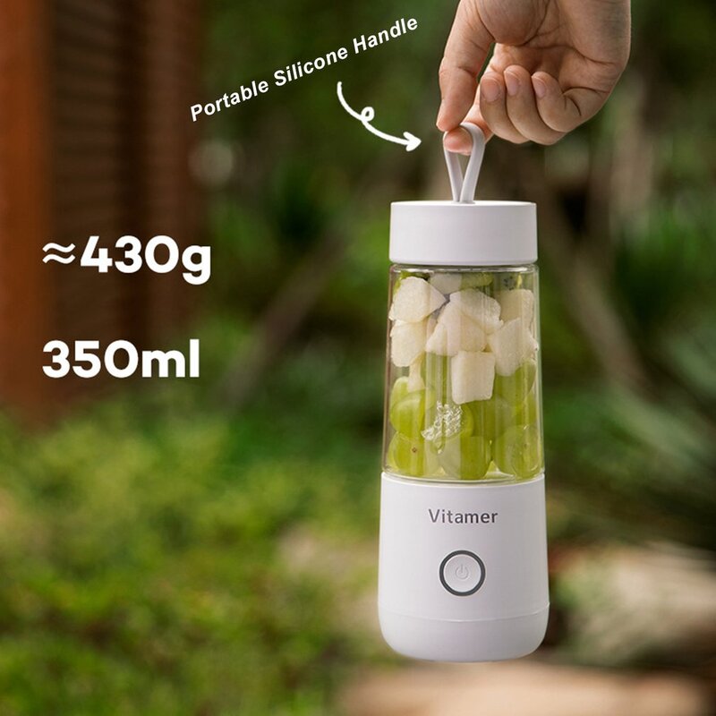 Mini Portable Electric Vitamin Jus Cangkir Botol Vitamer Buah Juicer Pengisian Smoothie Blender Mesin untuk Asrama Perjalanan