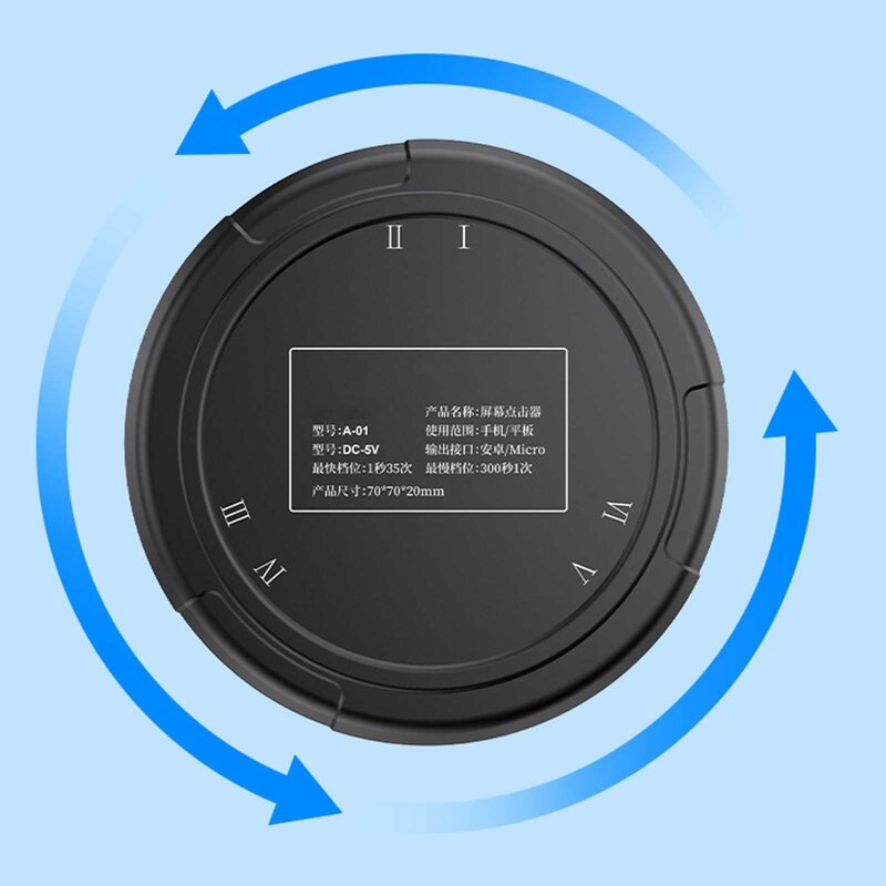 Schermo wi-fi Clicker Phone Clicker Smart Mute punto di connessione automatico Grabber parti del condizionatore d'aria nero 1-6 testa