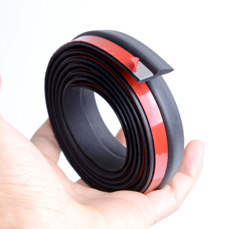 Car Door Rubber Seal Strips Z Shaped Trim Noise Insulation Epdm Weatherstrip Z Type Rubber Seal Car Wind Noise Reduction
